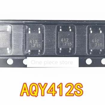 1PCS AQY412S оптрон копринен екран 412 чип SOP-4 нормално затворен Твърдо реле