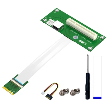 Вертикален NGFF M.2 ключ A / E към PCIExpress + USB кабел за карти с високоскоростен FPC