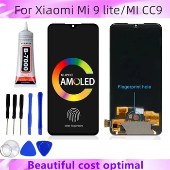 6.39 инчов MiCC9 LCD за Xiaomi Mi 9 lite LCD дисплей сензорен екран дигитайзер монтаж части за Xiaomi Mi CC9 LCD