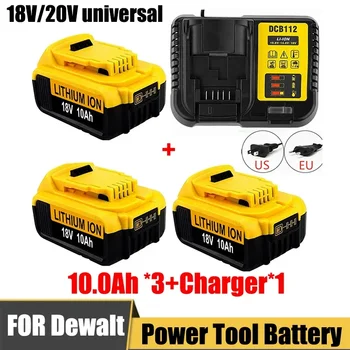 Оригинален DCB200 20V 10000mAh литиева батерия за подмяна на Dewalt 18V DCB184 DCB200 DCB182 DCB180 DCB181 DCB182 DCB201 DCB206