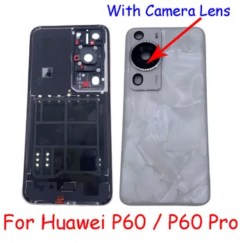 AAAA качество за Huawei P60 / P60 Pro MNA-AL00 LNA-AL00 задния капак батерия с камера обектив случай жилища резервни части