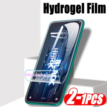 Преден 1-2PCS екранен протектор хидрогел филм за Xiaomi Black Shark 4 3 5 RS Pro гел защитен филм за акула 5Pro 4Pro 3Pro 5RS