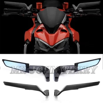 Огледала за обратно виждане на мотоциклети HD Vision странично огледало за Ducati XDIAVEL X Diavel 1262 S / Тъмно 2021-2023 ДИАВЕЛ 1260 С 2019-2020