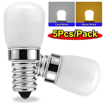 5/1PCS E12/E14 крушки LED хладилник крушки 220V LED хладилник лампа винтова крушка за хладилник дисплей шкафове
