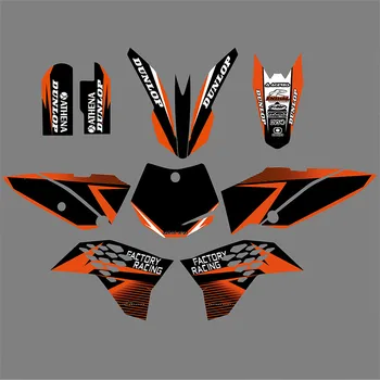 Motocross SX 65 3M Team Graphics Decals Стикери Decos фонови комплекти За KTM SX65 SX-65 2009 2010 2011 2012 2013 2014 2015