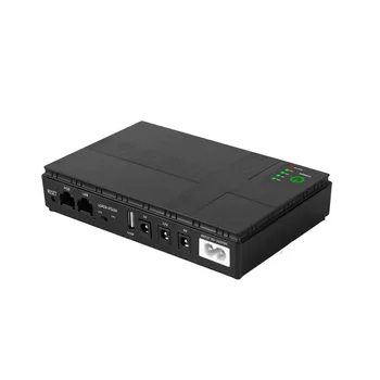 9V 12V UPS непрекъсваемо захранване Mini UPS USB 10400MAh 18W резервно копие на батерията за WiFi рутер CCTV (US Plug)
