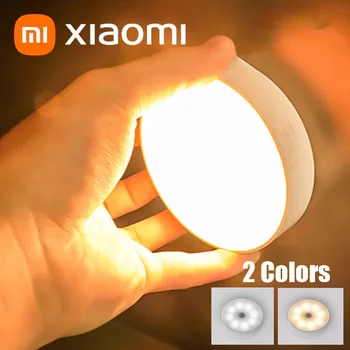Xiaomi Нощна светлина със сензор за движение Акумулаторна USB кухненски шкаф Нощна лампа Магнитна за декорация на спалня