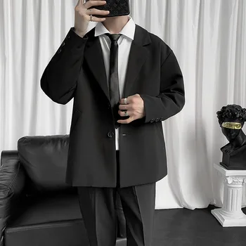8810-T Персонализиран костюм мъжки къс ръкав хлабав случаен мъжки половин ръкав Персонализиран костюм