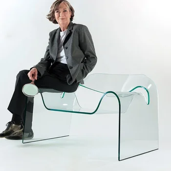 Nordic Design Оригинален стол Творчески акрилен мебелен акцент от висок клас