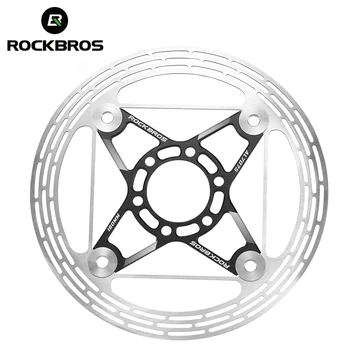ROCKBROS 160mm / 140mm велосипедна дискова спирачка от неръждаема стомана ротор дискова спирачка висока якост хидравлични MTB път плаващ велосипед част