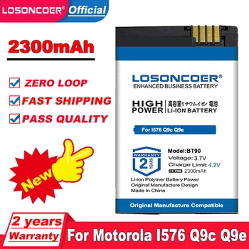 LOSONCOER 2300mAh BT90 батерия за Motorola Moto I576 Z6tv Q9c BT90 SNN5826A SNN5759 SNN5765 SL1K батерия