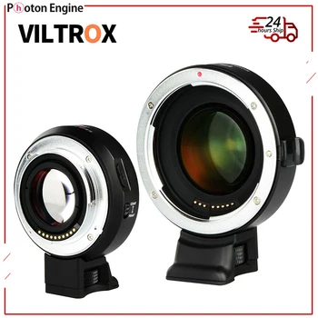 Viltrox EF-E II Автоматичен редуктор на фокуса Адаптер за обектив Canon EF към фотоапарат Sony NEX E A9 A7 A7R A7SII A6500 NEX-7