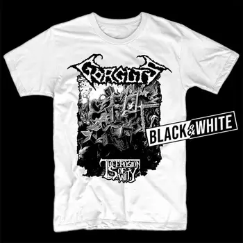 Gorguts The Erosion of Sanity албум обложка метъл хард рок музика T Shirt всички размери S-5XL мъжки Черно Бяло