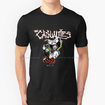 The Casualties-New T Shirt 100% Cotton Tee The Casualties Grub The Casualties Music Trending Logo Popular Logo Best Selling Top