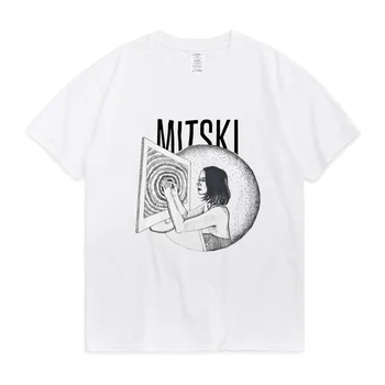 Mitski Be The Cowboy Poster Music Album Send Friends Trend T Shirt for Men Women Teen Hip Hop Short Sleeve T-shirt for ladies
