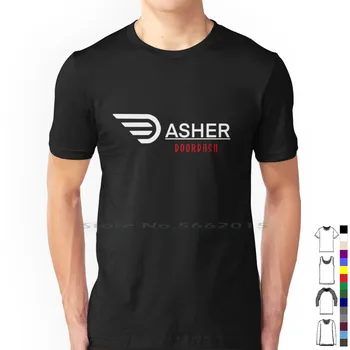 Doordash Dasher T Shirt 100% памук Doordash Доставка Dasher Къс дълъг ръкав Tee Top