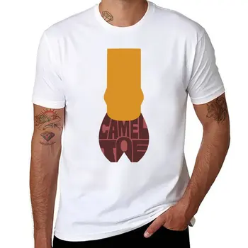 Нова тениска Camel Toe реколта дрехи животински печат риза за момчета тънък годни тениски за мъже