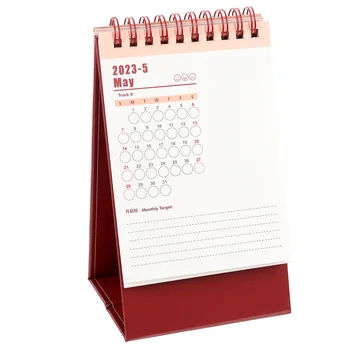 2023 Настолен календар Декоративен мини месечен плановик Офис консумативи График за постоянно време Подаръци