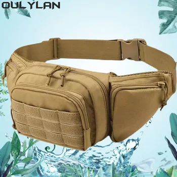 Oulylan катерене къмпинг военни тактически кръста пистолет чанта найлон Molle EDC Fanny телефон торбичка за лов колан Bumbag водоустойчив