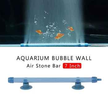 Аквариум балон стена въздушен камък бар тръба риба резервоар балон стена въздушен дифузьор домакински инструмент 7inch костенурки