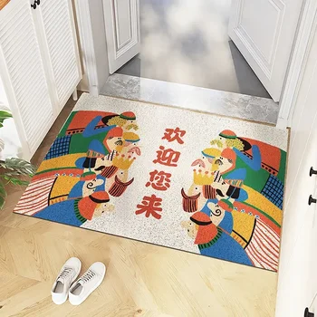 китайски килим за добре дошли кухня баня малък килим домашен любимец килим хол диван декоративни килими килими бебе пълзи мат йога мат