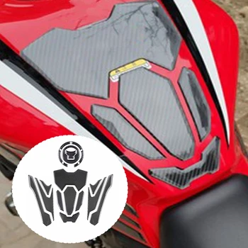 3D карбонов вид стикер странична защита на резервоара за Honda CBR650R 2019-2022