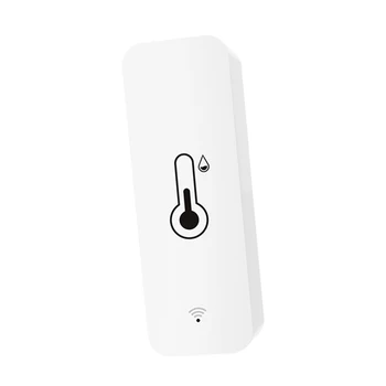 WiFi вътрешен хигрометър контролер мониторинг дистанционно управление Tuya APP интелигентен сензор за влажност на температурата преносим за хладилник