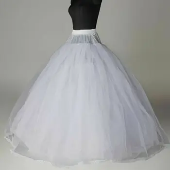 Топ продажба фуста пола кринолин обръч без долна пола за булчинска сватбена рокля