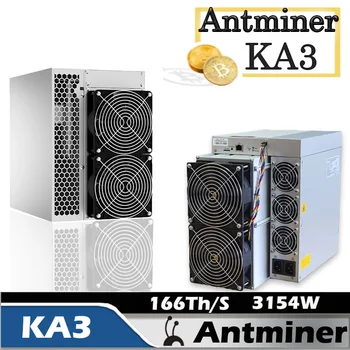 Нов Antminer KA3 166T миньор мощност 3154W KDA крипто минна машина в наличност, безплатна доставка