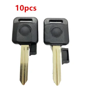 10Pcs / Лот транспондер ключ случай ключ черупка за Nissan кола аксесоар