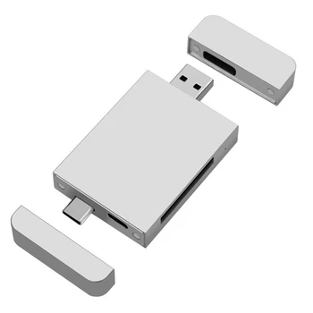 10Gbps четец на смарт карти двоен интерфейс CFexpress четец на карти магнитен тип-C USB3.1 GEN 2 замяна за лаптоп компютър телефон