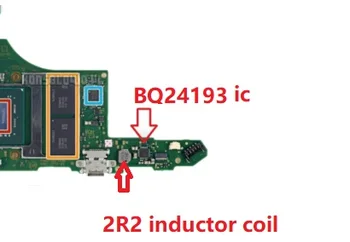 5pcs/lot За Nintendo Switch NS зарядно устройство за зареждане на батерии IC BQ24193 Захранваща индукторна бобина 2R2 на дънната платка