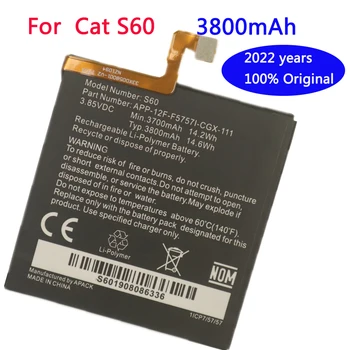 100% оригинална 3800mAh батерия замяна за CAT S60 APP-12F-F57571-CGX-111 батерии Bateria+Tracking