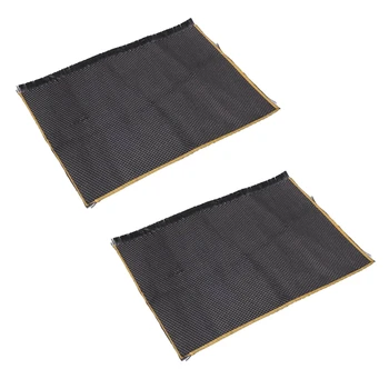 2X 3K Real Plain Weave Carbon Fiber Cloth Carbon Fabric Tape 8Inch X 12Inch