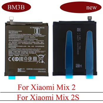 Нова BM3B Lion батерия за Xiaomi Mix 2 / Mi Mix 2S BM3B резервна батерия с 3300 mAh поддръжка бързо зареждане