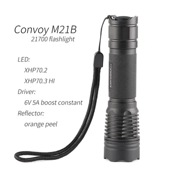 Конвой M21B фенерче с XHP70.2, XHP70.3 hi, 21700 фенерче