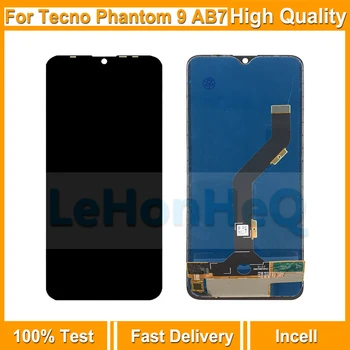 100% тест incell за Tecno Phantom 9 AB7 LCD дисплей екран и докосване дигитайзер пълен монтаж