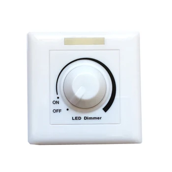  LED контрол димер 0 -10V 1-10V LED светлина димер превключвател AC110V 220V яркост лесно регулируема вдлъбната инсталация