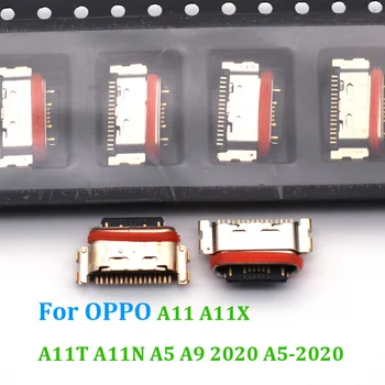 2-10Pcs USB зареждане док порт зарядно конектор тип C жак щепсел контакт гнездо за OPPO A11 A11X A11T A11N A5 A9 2020 A5-2020