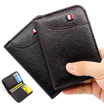 Японски мъжки портфейл слушалки за съхранение чанта за съхранение на кредитна карта случай за момчета момичета пътуване банка карта организатор цип монета чантата