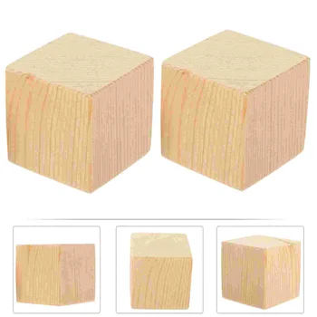 2бр дървен блок за повдигане на мебели за домакински мебели Резачки за дървени подложки за разтегателен диван стол маса