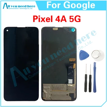 100% Тест AAA за Google Pixel 4A 5G LCD дисплей сензорен екран дигитайзер събрание за Pixel4A ремонт части замяна