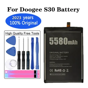 2023 години Висок капацитет 5580mAh BAT17S305580 Оригинална батерия за Doogee S30 S 30 Подмяна на мобилен телефон Bateria + Инструменти