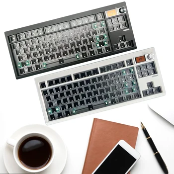GMK87 Механичен комплект за клавиатура 87Keys Hotswap Gaming Keyboard VIA-програмируем Bluetooth-съвместим / 2.4Ghz / Type-C за PC лаптоп