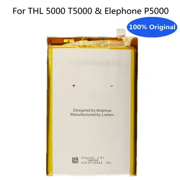 Нова 5000mAh висококачествена 100% оригинална батерия за THL 5000 T5000 Elephone P5000 батерия за мобилен телефон Batterie Bateria В наличност