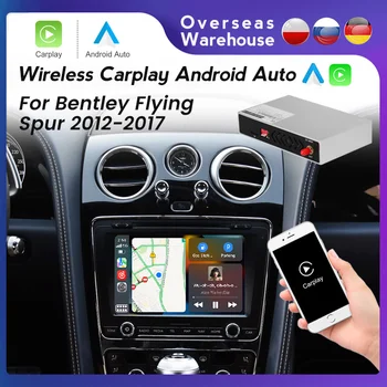 Wireless Carplay Android Auto Module Decoder Box за Bentley Flying Spur 2012 2013 2014-2017 Mirror Link AirPlay Car Play SWC