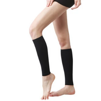 1 чифт еластични облекчаване на крака теле ръкав разширени вени циркулация компресия отглеждане грижи крака подкрепа глезена чорапогащник