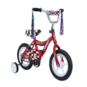12 инча. Момче или момиче BMX велосипед S-тип рамка EVA гума не спирачка велосипед - червен