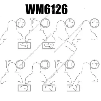 WM6126 Фигури за действия Филмови аксесоари Строителни блокове Тухли играчки WM2243 WM2244 WM2245 WM2246 WM2247 WM2248 WM2249 WM2250