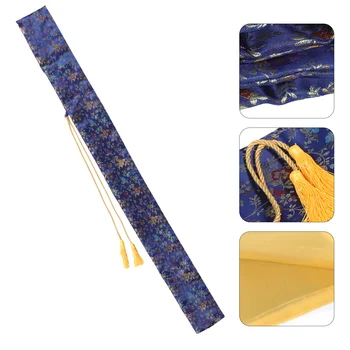 Чанта за мечове Копринени мечове Японски калъф за носене на катана китайски Taichi дълъг държач за съхранение на торбичка Организатор на платно Wakizashi Samurai